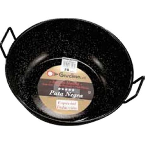 SARTEN HONDA C/ASAS ESMALTADA PATA NEGRA 36CM-7,4L-INDUCCION - 87036
