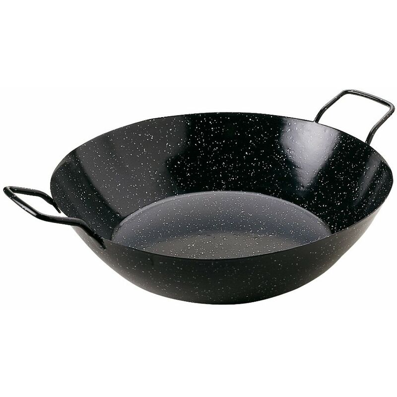 

Paellera Esmalt.Honda C/Asas 32 Cm.