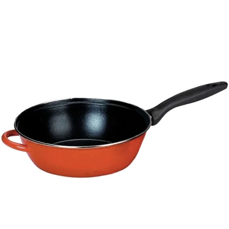 

Sarten Honda Con Mango Y Asa Orange 32 Cm