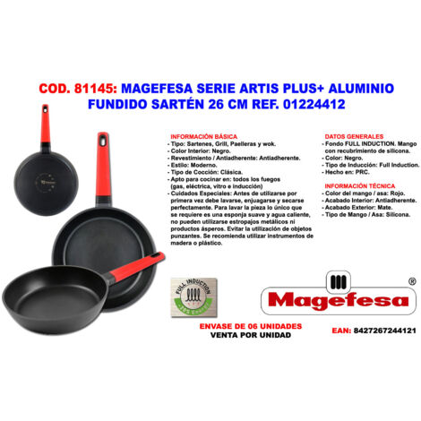 Sartén MAGEFESA Finstock Artis Plus Alum. Fundido 26 cm 01224412
