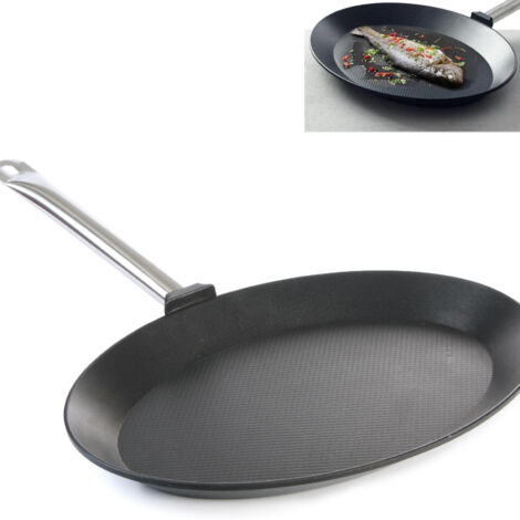 Sartén ovalada para pescado Profi Line - Hendi 629604