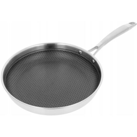 Sartén para crepes Maestro de 24 cm plateada antiadherente