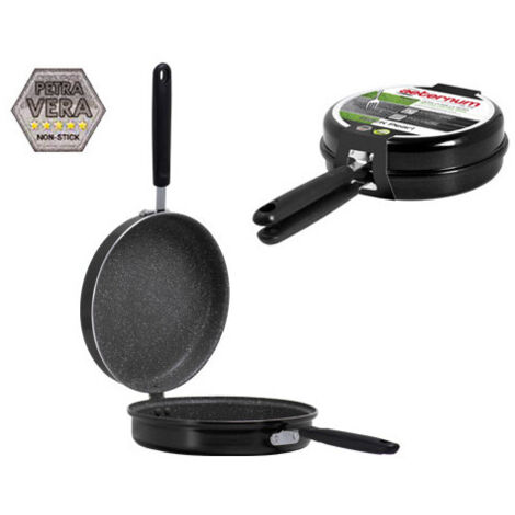 Sartén para tortilla de patatas Black Pearl 24 cm doble superficie – Aeternum