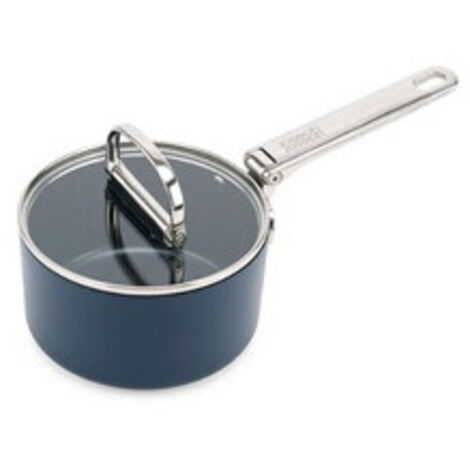 Sartén pequeña Joseph Joseph Space de 15 cm (1.4 qt), antiadherente, con mango plegable y tapa, apta para inducción, apta para horno hasta 232°C.
