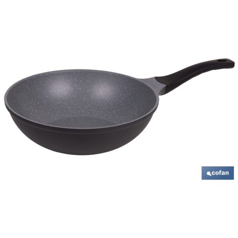 Sartén wok de inducción de aluminio forjado Ø30 cm Anzio