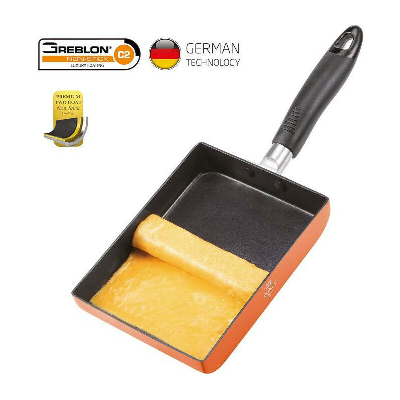 

Sartén japonesa Tamagoyaki con antidaherente de 13x18 cm