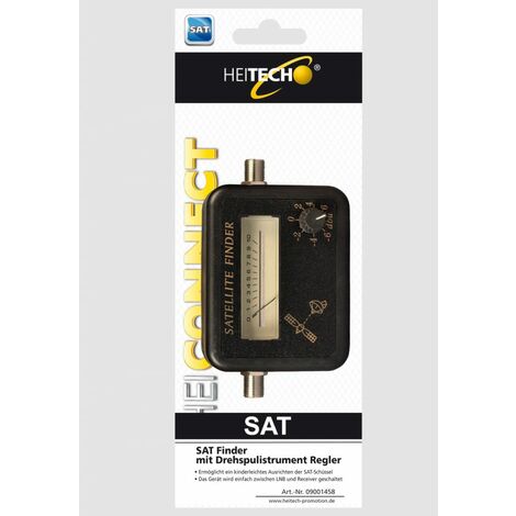 SAT Finder mit Drehspuleninstrument Regler