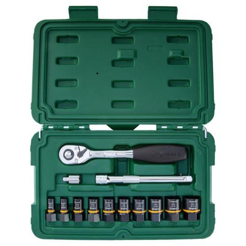 Sata - Tools BoltBiter Fastener Extraction 1/4in & 3/8in 13 Piece SATST09137