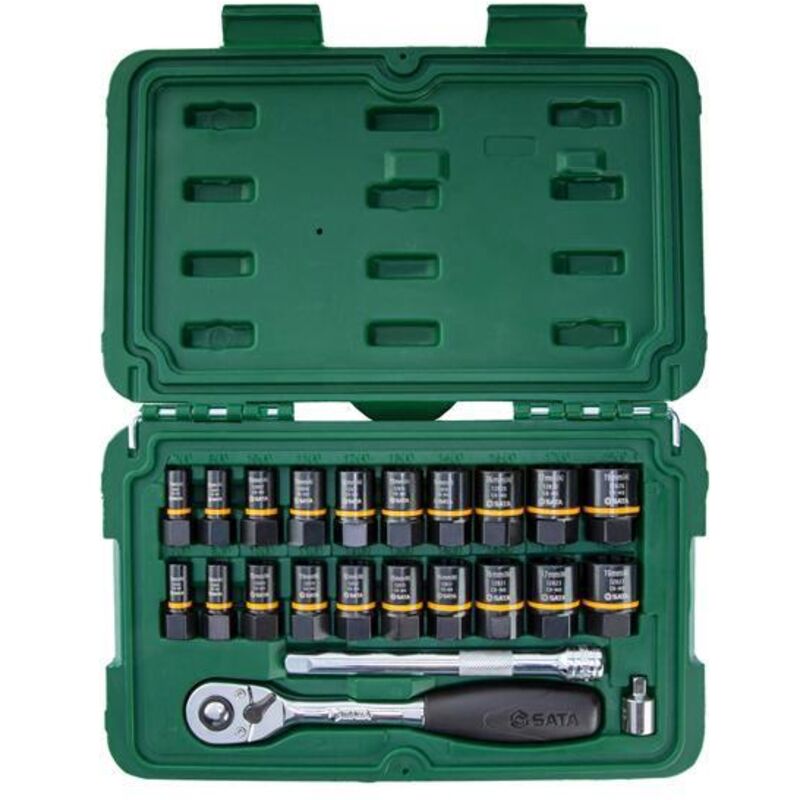 Sata - Tools BoltBiter Fastener Extraction Set 1/4in & 3/8in 23 Piece SATST09138