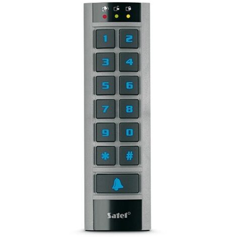 SATEL ACCO-SCR-BG - Lettore di prossimità unico a 125 kHz con tastiera - Sicurezza domestica