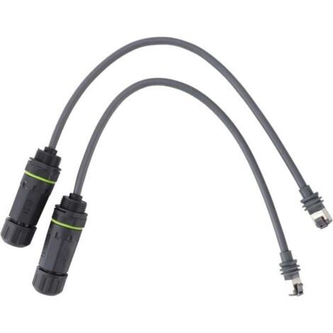 Satellite Cable to RJ45 Connector, Waterproof 1200Mbps with Ground Wire, Satellite Extension Cable Adapter to RJ45 for Rectangular Satellite Gen3 V3 MUMU