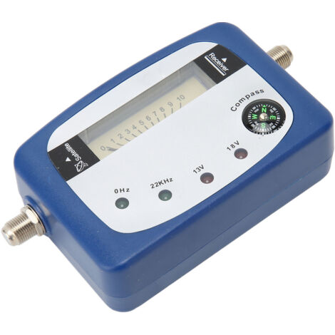 Satellitensignal-Detektor mit Kompass und LED-Anzeigen für Satellitenschüssel