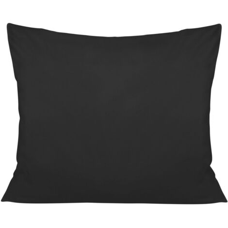 Satin-Kissenbezug 50x70 schwarz 04000966 einfarbig Darymex