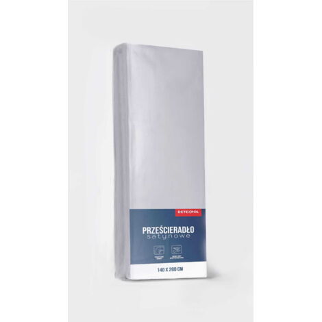 Satin Spannbettlaken 160x200 Mikrofaser Hellgrau