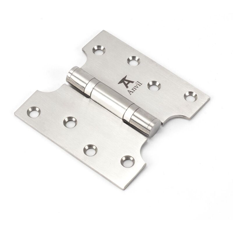 From The Anvil - Satin ss 4' x 2' x 4' Parliament Hinge (pair)