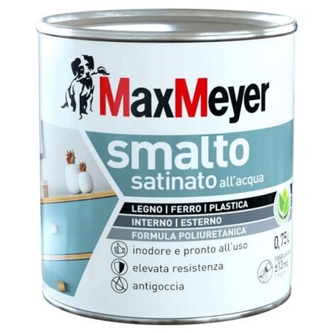 Satin Water Emaille Farbe Eisweiß 0,75Lt