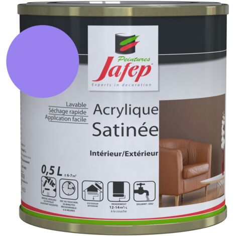 Satinierte Lavendel-Acrylfarbe Jafep  0,5l  0,5 L