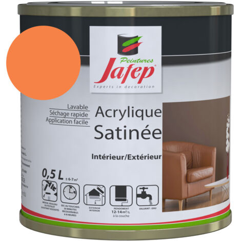 Satinierte rosa Acrylfarbe Jafep  0,5l  0,5 L