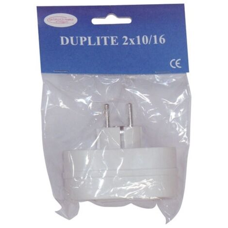 SATIPLUGS FRANCE - Fiche biplite 2x16a sc