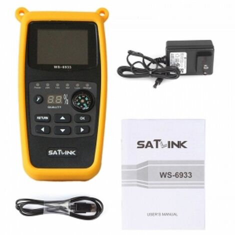 SatLink WS-6933 Ultra-Fast HD DVB-S + DVB-S2 BUSCADOR DE SEÑAL SATELITE