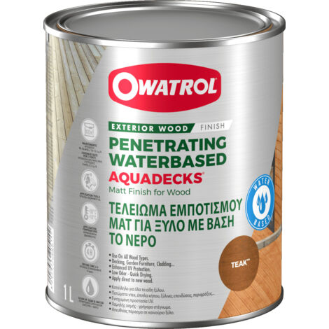 AQUADECKS Owatrol – Saturateur bois à l’eau