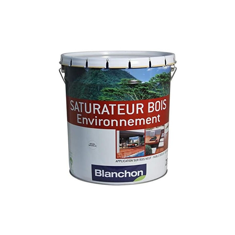 Saturateur bois Blanchon Environnement Biosourcé 20L nuancier bois exotique aspect mat