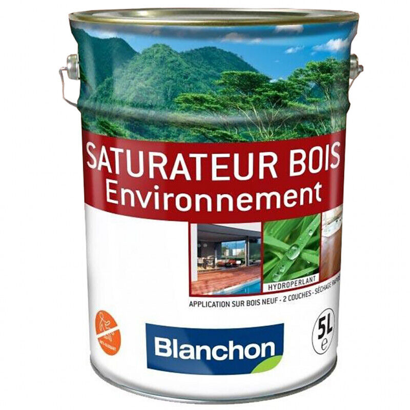Saturateur Bois Environnement Blanchon Conditionnement: 5 Litres - Teinte: Gris Vieilli
