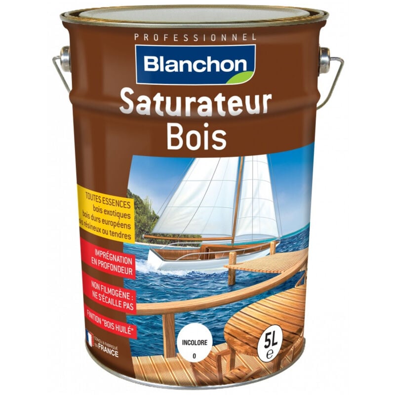 Saturateur Bois Blanchon Conditionnement: 5 Litres - Teinte: Incolore