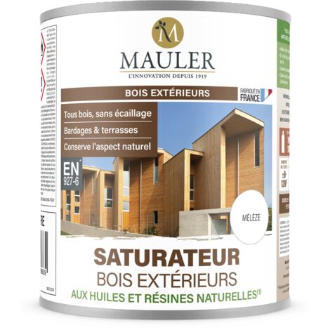 Saturateur bois & terrasse huile naturelle - 10L Mélèze - Protection UV et intempéries - Saturateur bois extérieurs Mauler