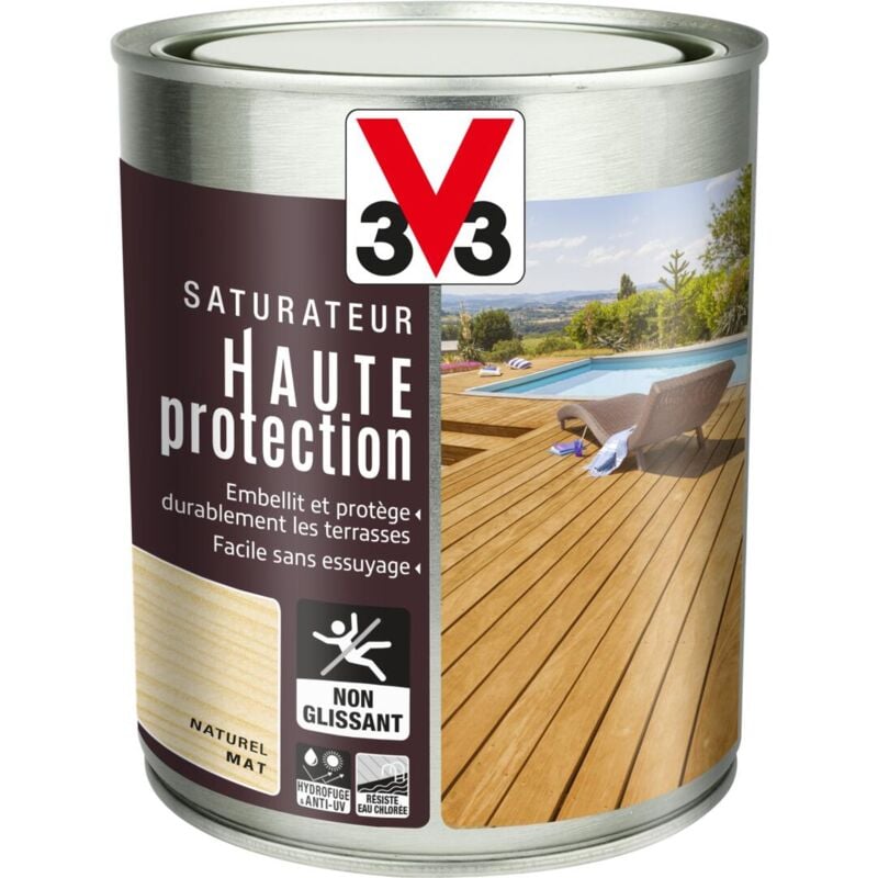 Saturateur Haute protection V33 Naturel Mat 1L