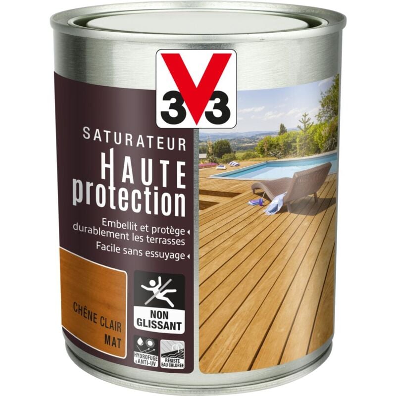 Saturateur Haute protection V33 Chêne clair Mat 1L