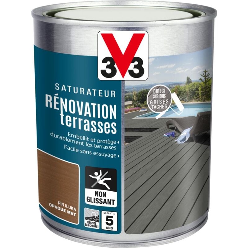 Saturateur Rénovation terrasses V33 Pin Iluka 1L
