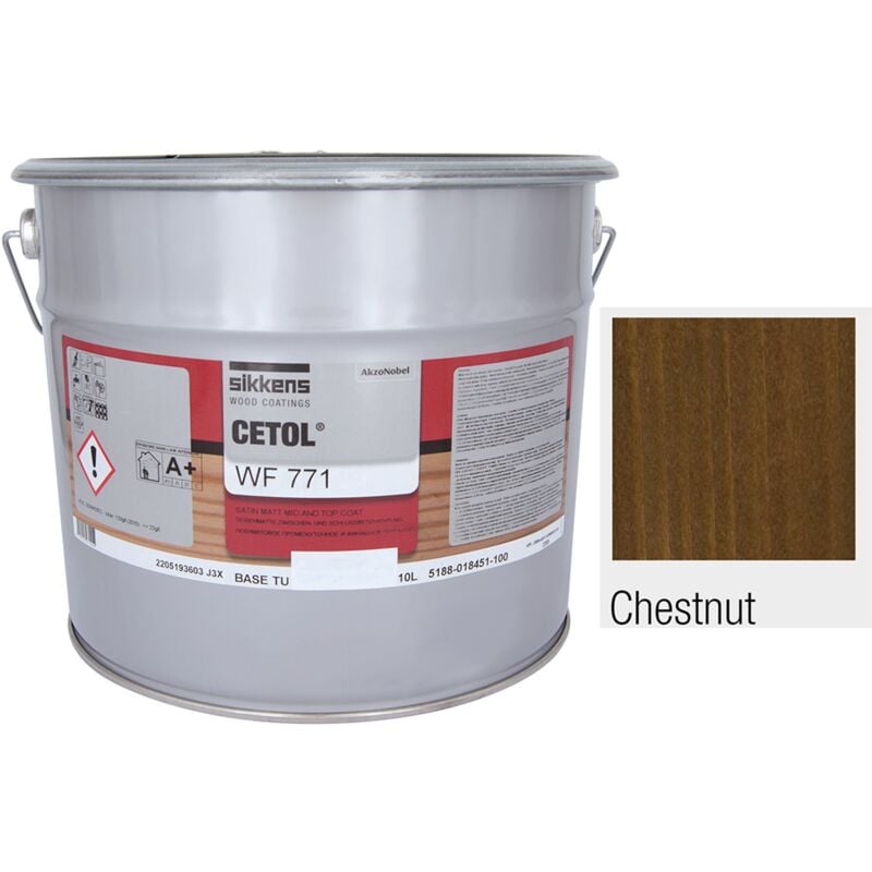 Saturateur sikkens WF771- 10 litres Colori Chesnut