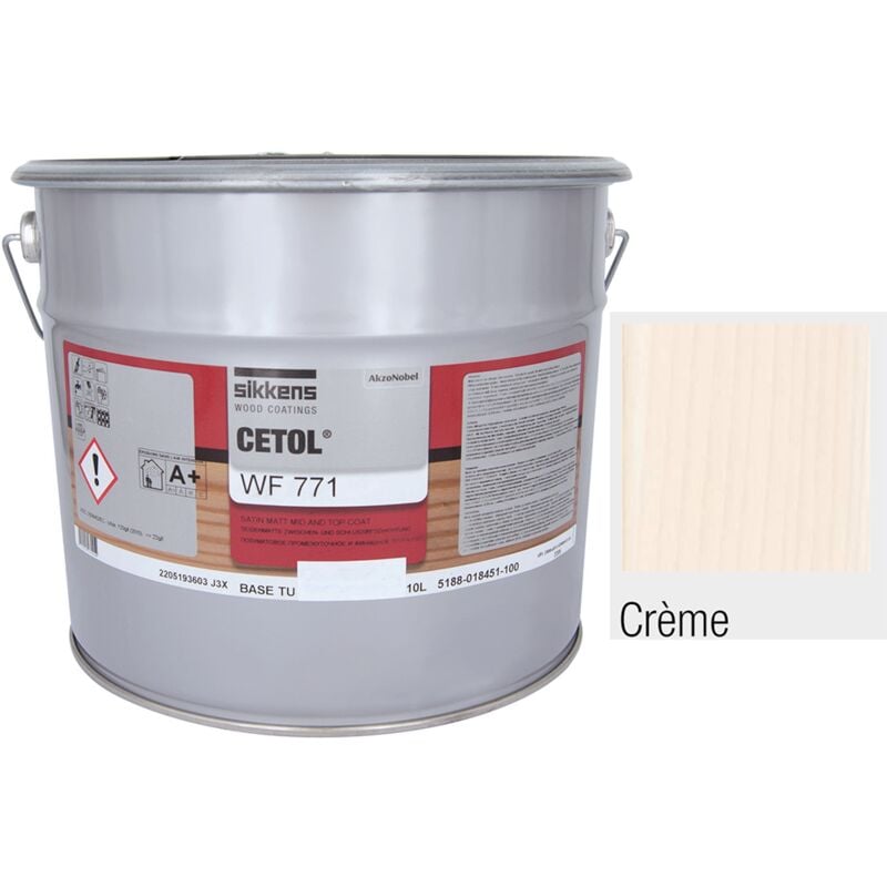 Saturateur sikkens WF771- 10 litres Colori Crème
