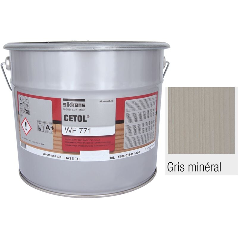 Saturateur sikkens WF771- 10 litres Gris minéral