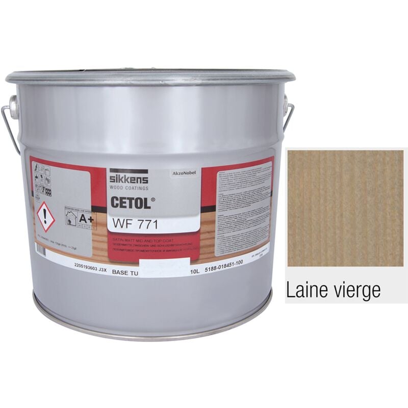 Saturateur sikkens WF771- 10 litres Laine vierge