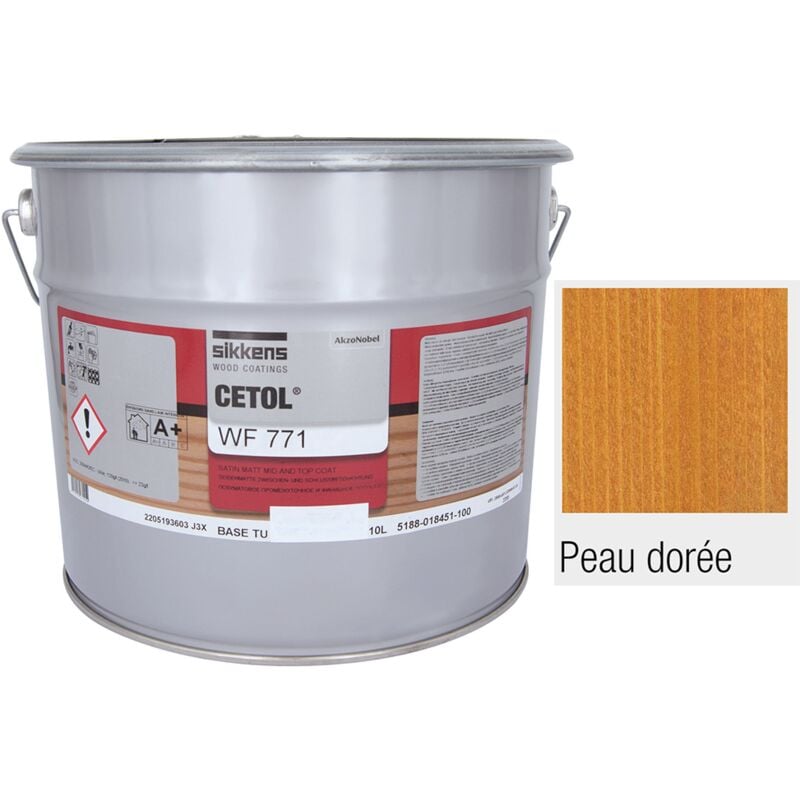 Saturateur sikkens WF771- 10 litres Peau dorée