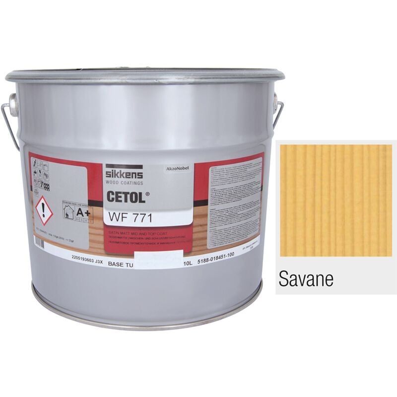 Saturateur sikkens WF771- 10 litres Savane