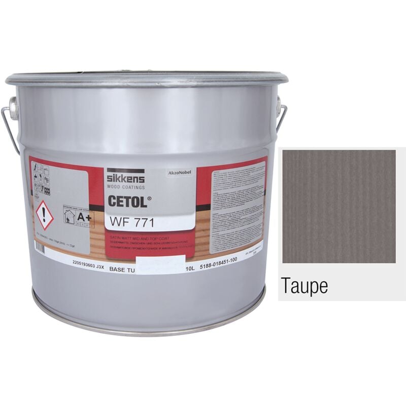 Saturateur sikkens WF771- 10 litres Taupe