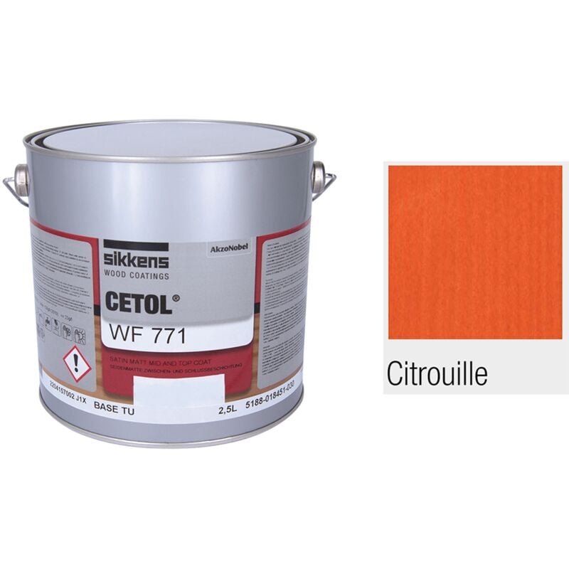 Saturateur sikkens WF771- 2,5 litres Citrouille