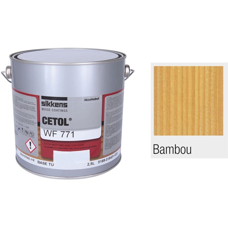 Saturateur sikkens WF771- 2,5 litres Colori Bambou