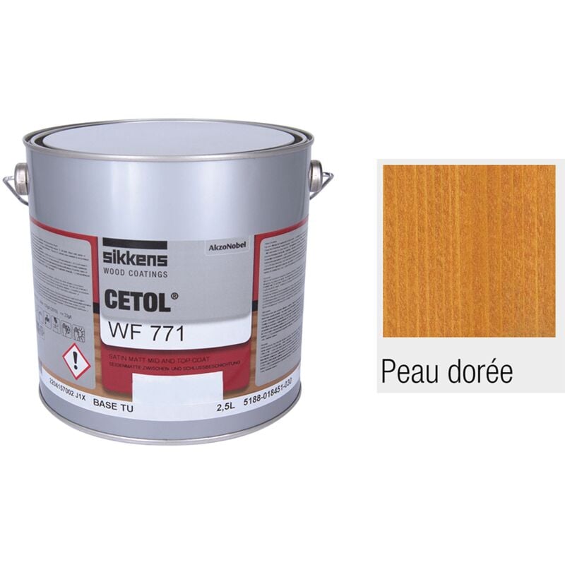 Saturateur sikkens WF771- 2,5 litres Peau dorée