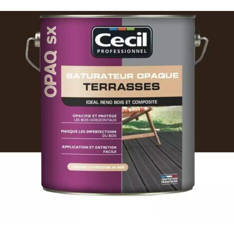 Saturateur Terrasses Cécil OPAQ SX Wengé 5 L