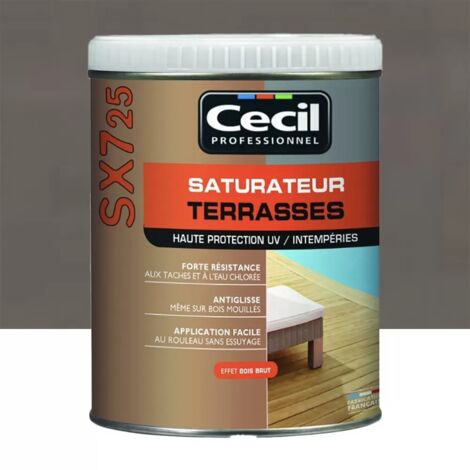 Saturateur Terrasses CECIL SX725 Cèdre gris 1 L