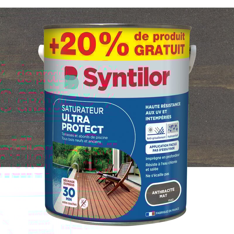 Saturateur Ultra Protect Syntilor Gris Anthracite, 5L+20%