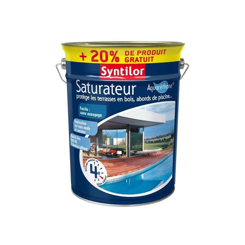 Saturateur Ultra Protect teck, 5L+20% gratuit - Syntilor