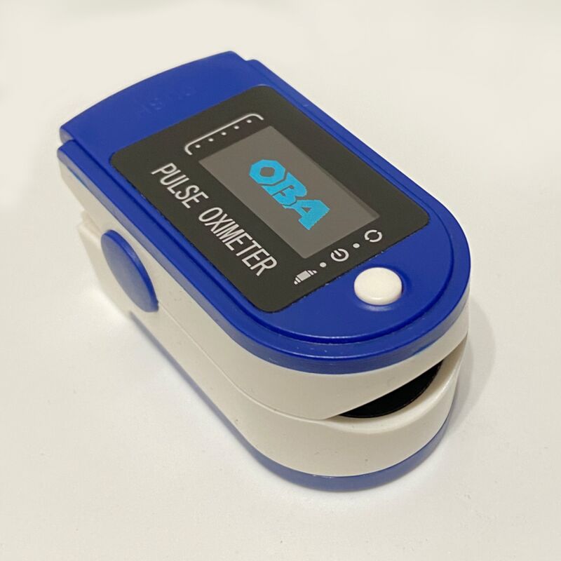 Image of Saturimetro pulsossimetro portatile da dito con display misura battito cardiaco pulse oximeter
