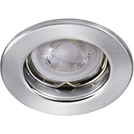 SATURNE Encastré GU5,3 rond fixe nickel Lpe non incl. ARIC 4605