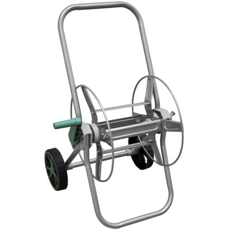 SATURNIA carro portamangueras acero 50 metros , Carro Portamangueras Acero- Medidas: 57x51x70 cm- Puede recoger hasta 50 metros de manguera de 1/2. Manivela incorporada