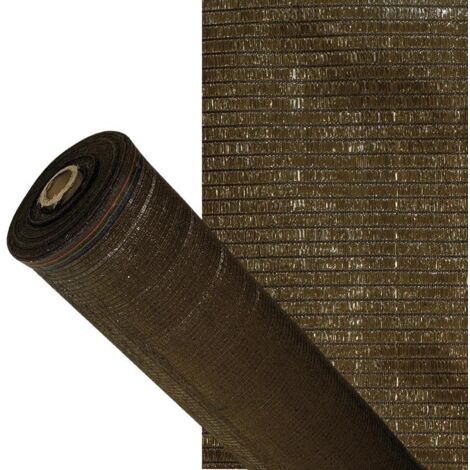 SATURNIA malla sombreo 2,0 metros marron rollo 100 metros. , Malla sombreo marron- Malla de sombreo, también conocido como malla de ocultación o malla de sombra. - Prot